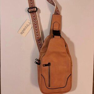 Vegan Leather Crossbody Sling Bag